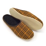 Camel hair slippers - rubber sole 48 EU / 14 UK