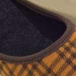 Camel hair slippers - rubber sole 51 EU / 17 UK