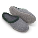 Felt slippers felt sole 36 EU / 4 UK