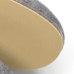 Felt slippers rubber sole 40/41 EU / 7 UK