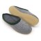 Felt slippers rubber sole 42 EU / 8 UK