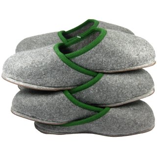 Over slippers rubber sole - Green 5 pairs in a set