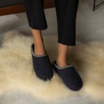 Filzclogs blau 43