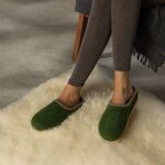 Filzclogs olive 44