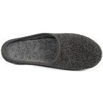 Felt Slippers Dark Gray 45 EU / 11 UK