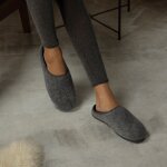 Felt slippers gray 46/47 EU / 12.5 UK