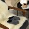 Felt slippers gray 46/47 EU / 12.5 UK