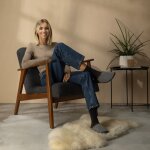 Guest Slippers border Gray M (3/6 UK)