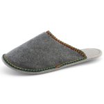Guest Slippers border Gray L (6/9 UK)