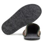 Guest Slippers border Gray L (6/9 UK)
