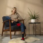 G&auml;stepantoffel Rot L (40-43)