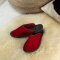 Gästepantoffel Rot L (40-43)