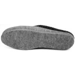 Felt slippers grey shelves 39 EU / 6 UK