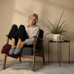 Felt slippers grey shelves 45 EU / 11 UK