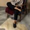 Felt slippers anthracite 42 EU / 8 UK