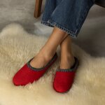 Walk-Filzpantoffel Rot 39
