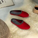 Walk-Filzpantoffel Rot 43/44
