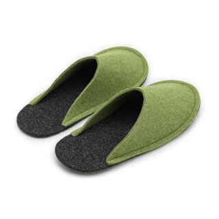 Gästepantoffel Wollfilz lind L 40-43