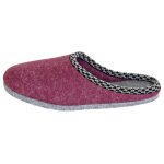 Felt slippers felt sole - berry 46/47 EU / 12.5 UK