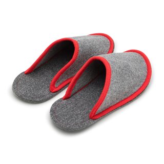 Gästepantoffel Walkfilz ABS Rot L 40-43