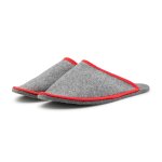 G&auml;stepantoffel Walkfilz ABS Rot L 40-43