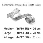 G&auml;stepantoffel Walkfilz ABS Rot L 40-43