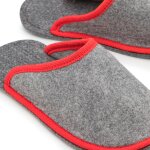 G&auml;stepantoffel Walkfilz ABS Rot XL 44-47