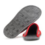 G&auml;stepantoffel Walkfilz ABS Rot XL 44-47