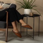 camelhair slippers - felt sole 14 UK