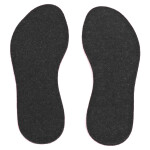 Insoles from felt - anthracite