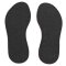 Insoles from felt - anthracite