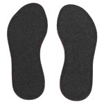 Insoles from felt - anthracite 5.5 UK