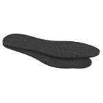 Insoles from felt - anthracite 6 UK