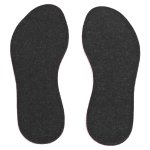 Insoles from felt - anthracite 6 UK