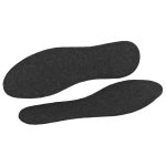 Insoles from felt - anthracite 9.5 UK