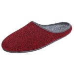 Mens / womens felt slippers red 12 UK