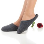Felt Slippers Dark Gray 38 EU / 5 UK