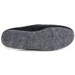 Wollfilzpantoffel Filzsohle - Anthrazit antracite 7 UK