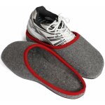 Überpantoffel Filzsohle - Rot 5 Paar im Set
