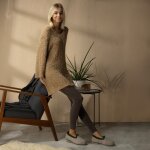 Filzhaussschuh Wollmischfilz - Grau