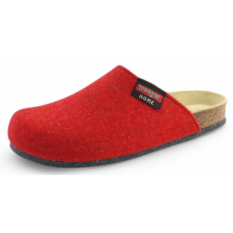 Felt slippers | Felt Clogs with Footbed 