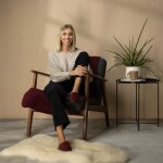 Mens / womens felt slippers