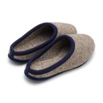 Wollfilz Pantoffel, blau 38