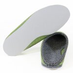 Walk-Filzpantoffel Lind - Gummisohle 45