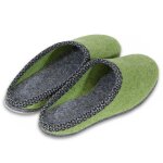 Walk-Filzpantoffel Lind - Gummisohle 46/47