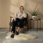 Bio felt clogs navy 46 EU / 12 UK