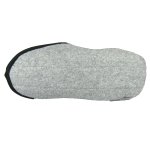 Museum slippers gray - XXL with ABS sole (13/16 UK)