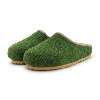 Felt clogs olive 39 EU / 6 UK