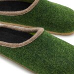 Felt clogs olive 44 EU / 10 UK