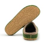 Felt clogs olive 44 EU / 10 UK